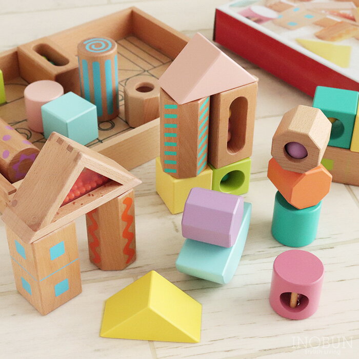 森のあそび道具シリーズ 音いっぱいつみき ボリュームセット 木のおもちゃ ベビーギフト ご出産祝い お誕生日 グッドトイ受賞 エドインター