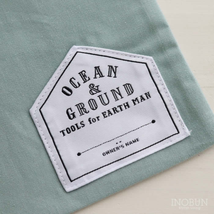 オーシャン＆グラウンド Ocean＆Ground コットン巾着 Mサイズ ライトグリーン お着...