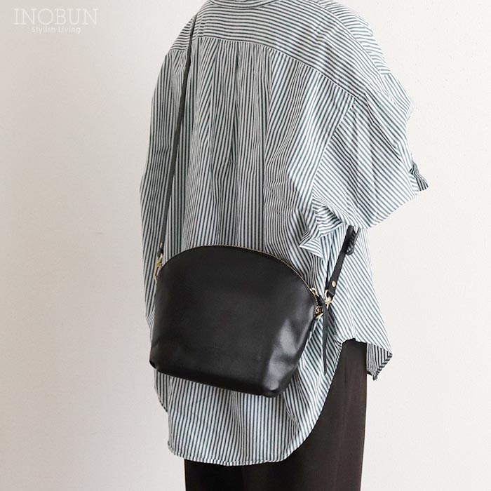 Rakuten - TIDEWAY タイドウェイ LIGHT LEATHER SHOULDER ショルダー BLACK 軽量 レザー ショルダーバッグ 牛革 本革 日本製