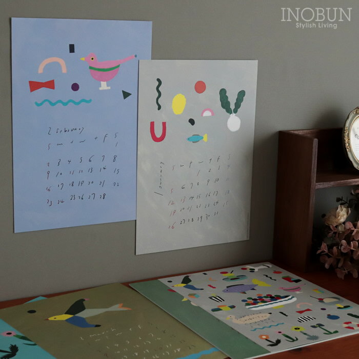 2025年 カレンダー Subikiawa. 壁掛け ポスター A4