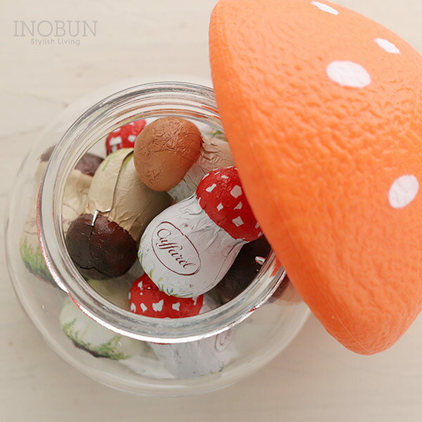 カファレル Caffarel きのこポット チョコレート ギフト 9粒入 オレンジ