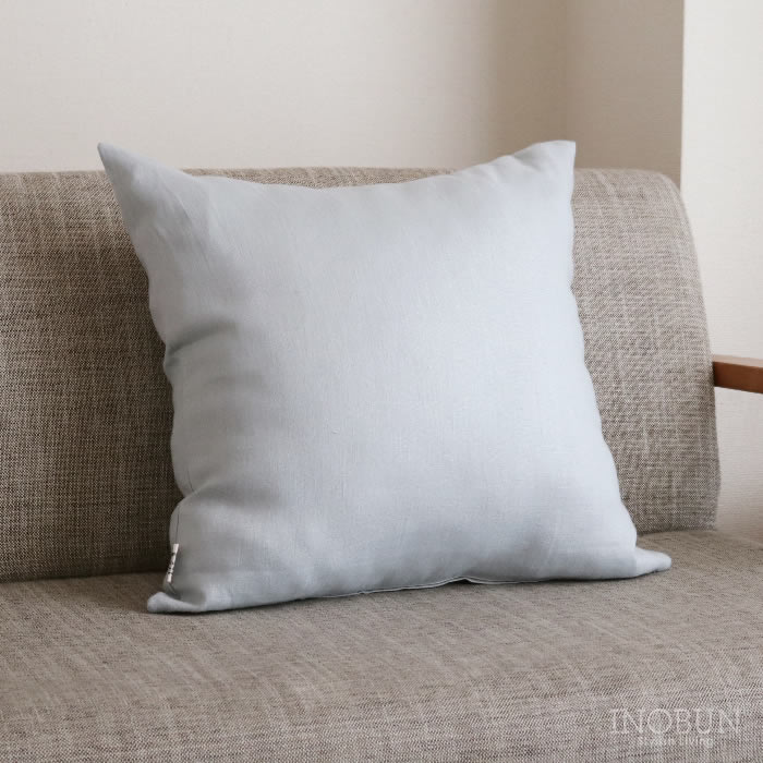 Rakuten - composition リネン クッションカバー 45 x 45cm ナトゥーラ ブルーグレー