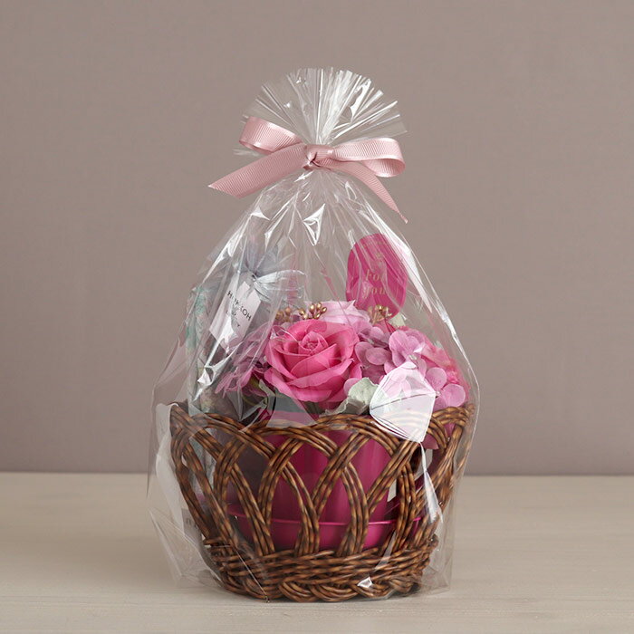 「いつでも花のある時を」ギフトセット マグソープフラワー / リバティのハンカチ / 練り香水 プレゼント