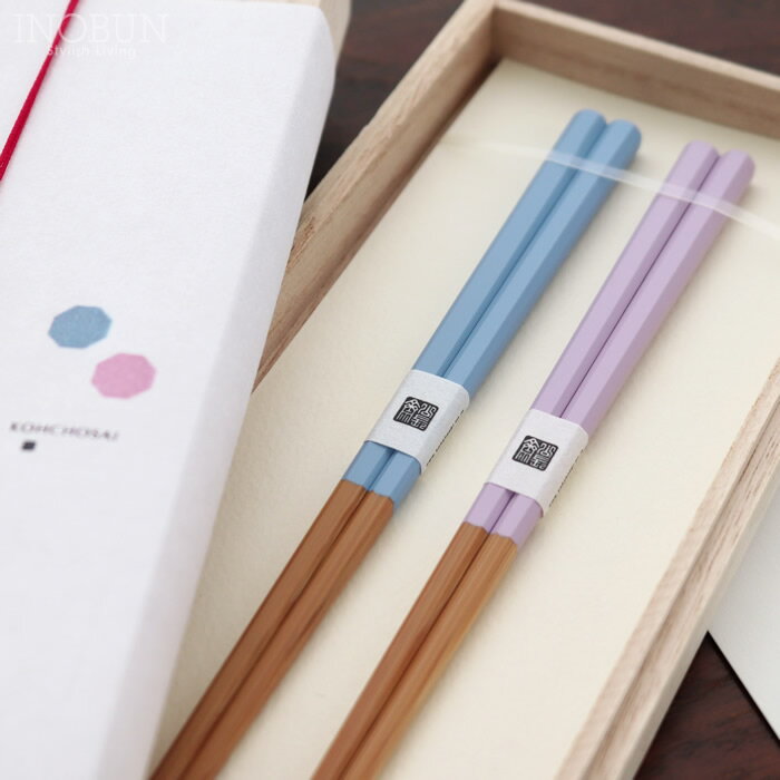 京のお箸 京都・公長斎小管 はんなり箸 ギフトセット A 夫婦箸 八角箸 日本製 ご結婚祝い 新生活 御祝い