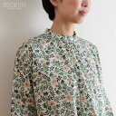 Parkes リバティ 後ろ開きプルオーバーフレアブラウス Edenham/PE Mサイズ パークス セール SALE