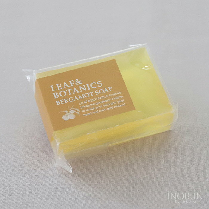 秋冬限定 リーフ＆ボタニクス マザーソープ 石けん 90g ベルガモット 天然精油 乾燥対策 LEA ...