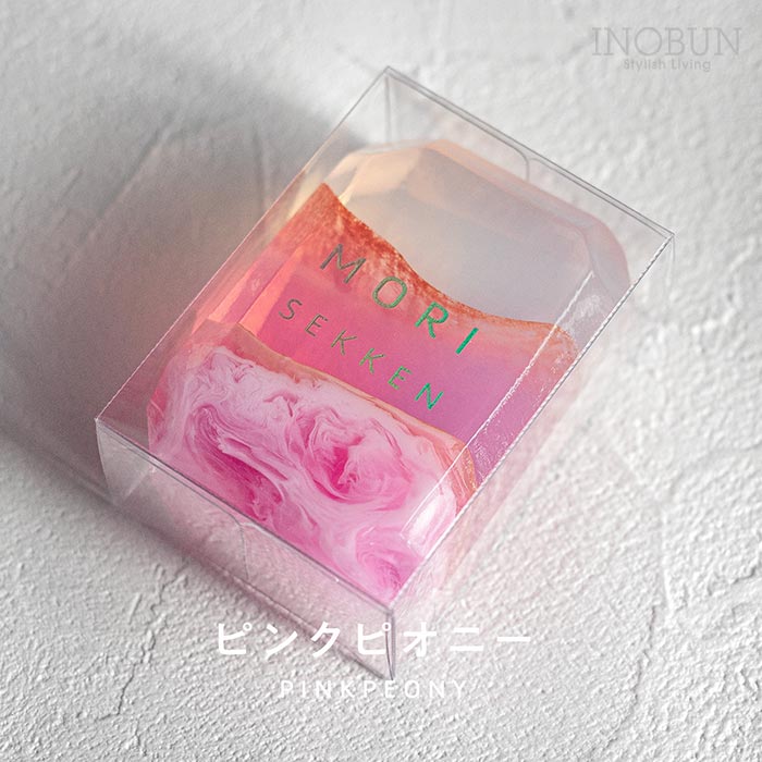 乐天商城 - 宝石石鹸 ピンクピオニー 芍薬 シャクヤクの香り 55g 森石鹸 日本製 洗顔 手洗い 体洗い 石けん ギフト