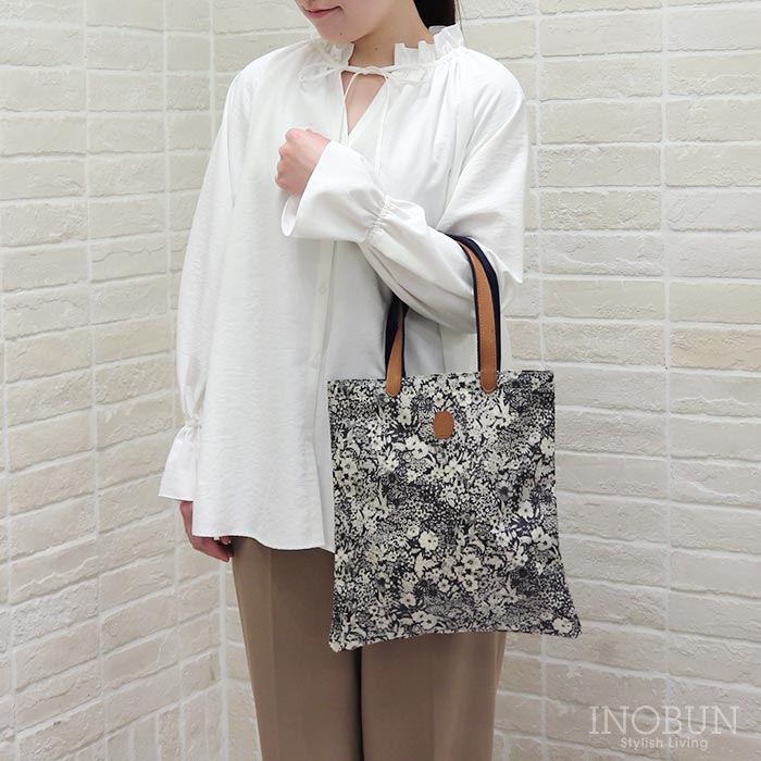 Rakuten - Coupole リバティ ブックバッグトート Patrick Gordon パトリック・ゴードン レザーブラウン マチなし A4対応 PVCコーティング 日本製 LIBERTY クーポール