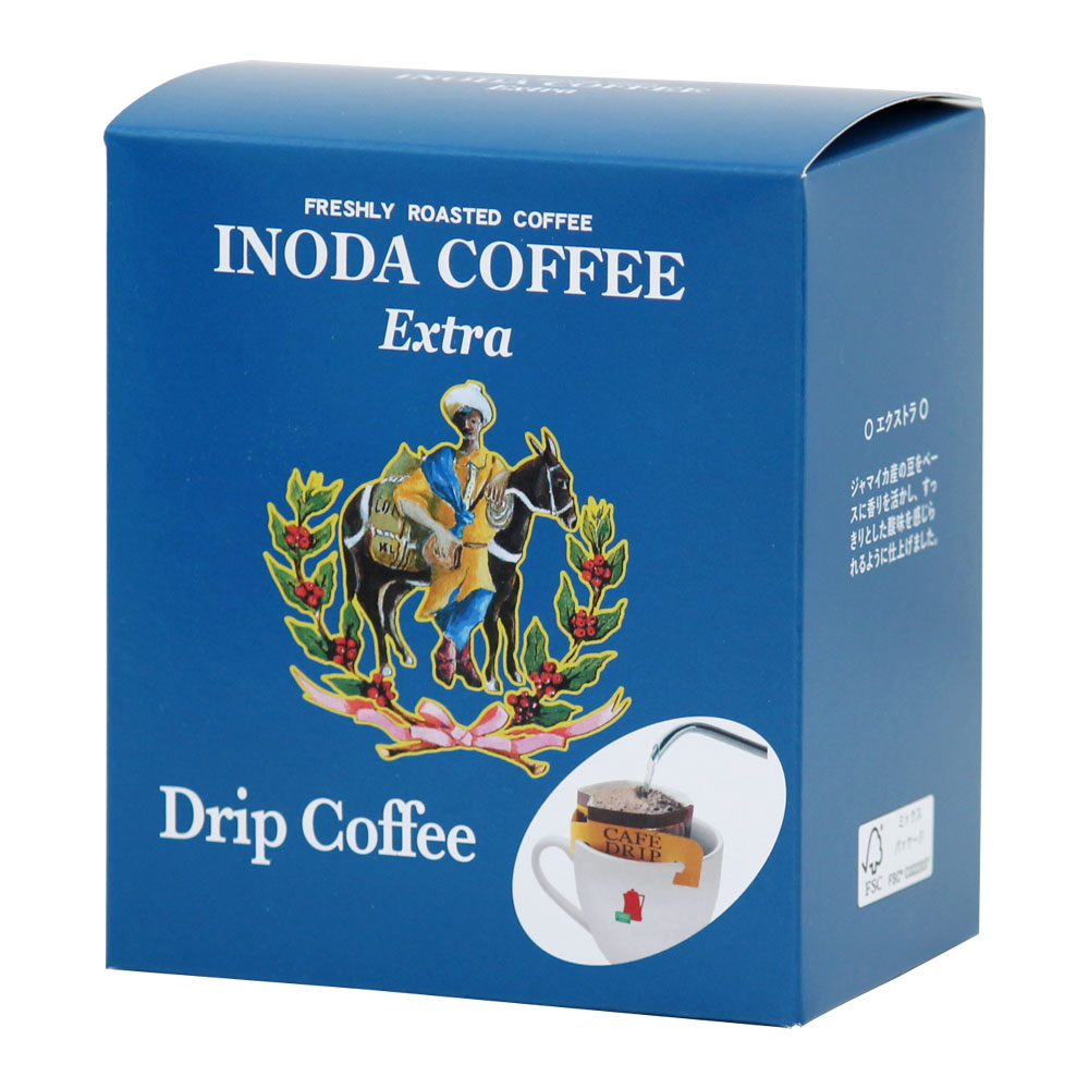ドリップコーヒー エクストラ ( 12g × 5パック ) ドリップ珈琲 ドリップ コーヒー 中挽き 粉 深煎り ブレンド 珈琲 ブレンドコーヒー 高級 おしゃれ コーヒー専門店 京都 イノダコーヒ ジャマイカ コロンビアのサムネイル