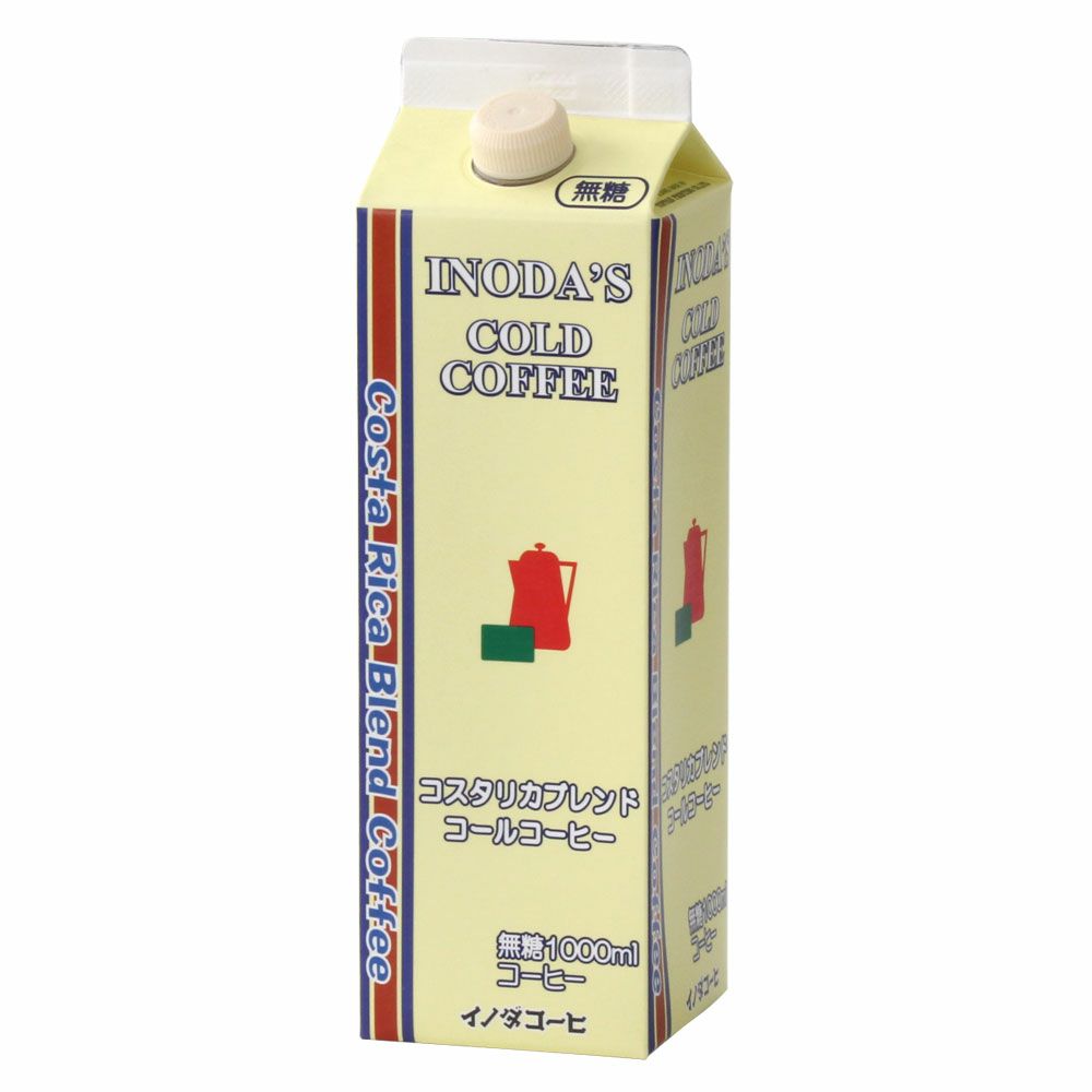 Rakuten - イノダコーヒ コスタリカブレンドコールコーヒー(無糖) 1000ml