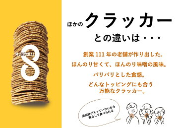 そのまんま味噌煎餅 クラッカー 【40枚】 無添加 ホームパーティ おやつ　せんべい　岐阜県　飛騨古川 味噌煎餅本舗　井之廣