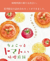 【夏季限定】トマトスイーツ【トマト入り味噌煎餅詰合せセット・15袋入】お返しお菓子詰め合わせ個包装内祝いお中元井之廣製菓※沖縄・北海道・一部離島は送料1,080円