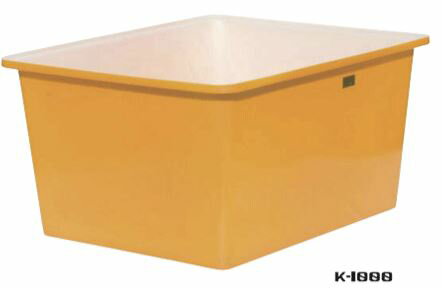樂天商城 - スイコーK型容器 K-1000 農業資材 土木資材 工場 水産 コンテナ 浅型 角型ポリ容器 タンク 農作物 水産物 水洗い受水槽 貯水槽 給水 水槽 ウォータータンク 水タンク