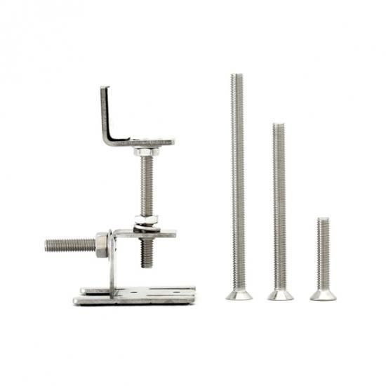 鳩よけ 鳩対策 ハト はと 剣山 防鳥 鳥 ベランダ 手すり バードブロッカー 伸縮金具＜皿ネジ4本セット＞【屋外用強力両面テープ付】