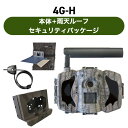 TREL(トレル) 4G-H 日本語モデル4Gネットワークカメラ(センサーカメラ) セキュリティパッケージ+雨天ルーフ