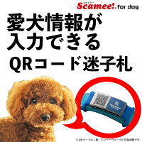 ［送料無料］迷子札 犬 迷子 防止 猫 ドッグタグ ペットタグ ドッグラン ワクチン接種証明 GPS 安心追跡メール便【休業日除く】 Scamee! for dog