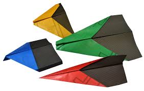 紙飛行機専用紙　ハイタカ（4枚4色入り）×3セット