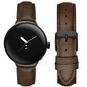 Lamshaw Google Pixel 時計 バンド, レザー 本革 高耐久性 交換バンド ベルト 対応 Google Pixel watch/pixel watch 2/pixel watch 3(41mm)スマートウォッチ(2)