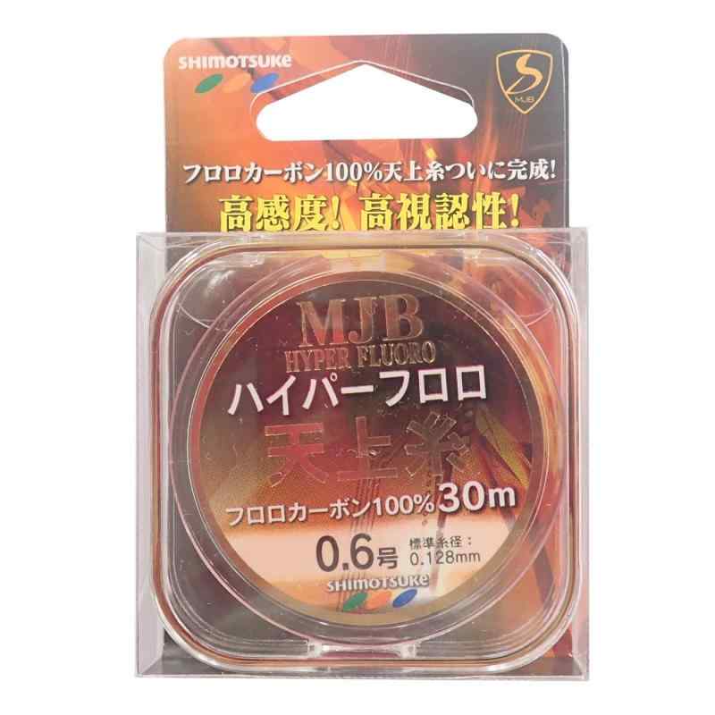 SHIMOTSUKE(シモツケ) フロロカーボンライン MJB ハイパー天上糸 30m 0.6号 1.41kg フラッシュピンク