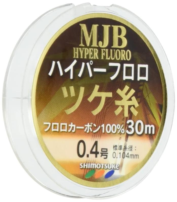SHIMOTSUKE(シモツケ) フロロカーボンライン MJB ハイパーツケ糸 30m 0.4号 クリアー