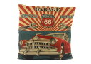 naissant ルート66 ROUTE66 クッションカバー アメリカン 雑貨 おしゃれ カリフォルニア 西海岸 インテリア