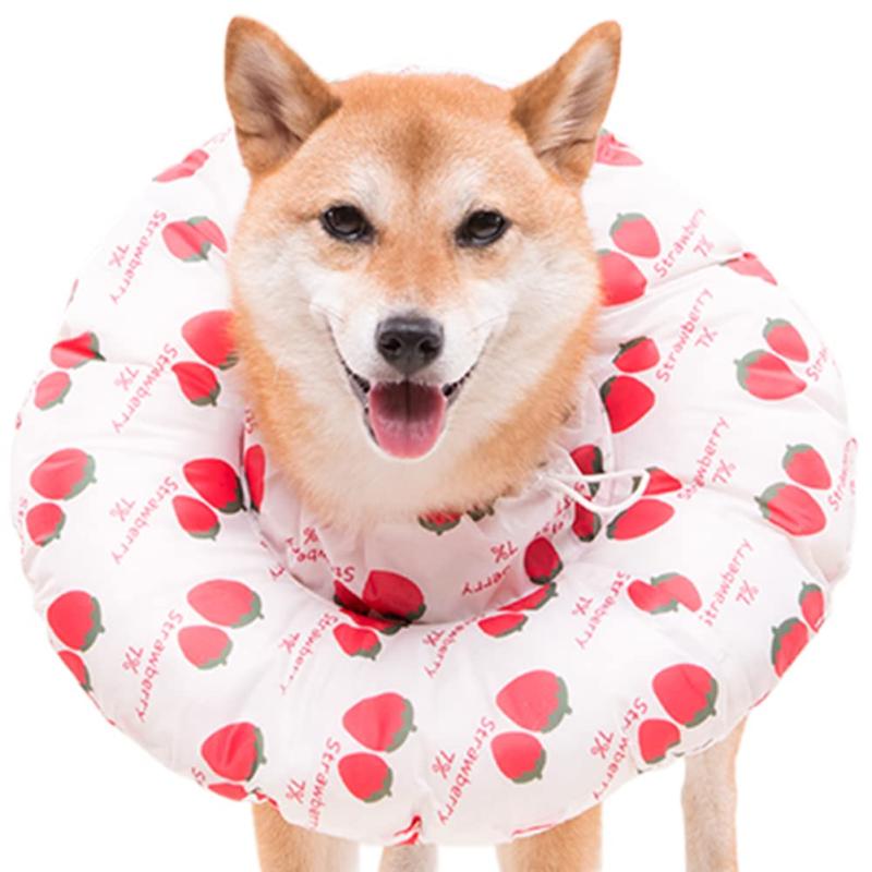 Bidason エリザベスカラー 犬 猫 ふわふわ 柔らかい 防水 可愛い 皮膚病 避妊 術後 介護 引っ掻き 傷舐..