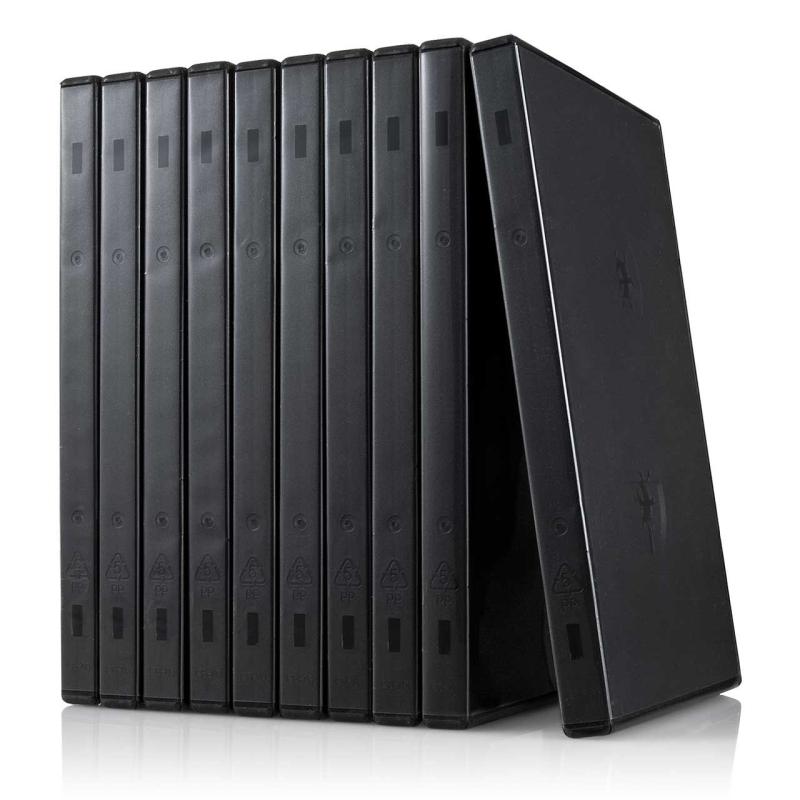 サンワダイレクト DVDケース 4枚収納 トールケース 200-FCD034