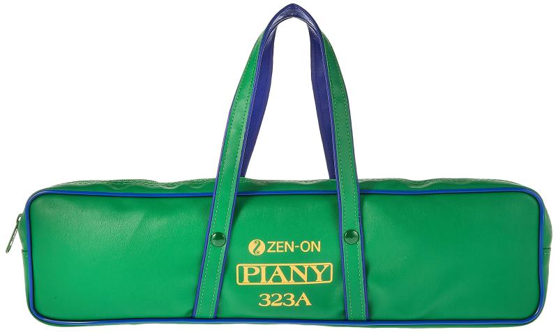 ゼンオン 鍵盤ハーモニカ ピアニー用 ソフトケース 323A用寸法:440(W)×120(D)×55(H)重量:275g色:グリーン32鍵対応持ち手付き