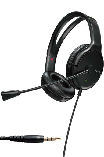 エレコム ヘッドセット 4極 ノイズキャンセリング 単一指向性 有線 3.5mm マイク付き ヘッドホン ウェブ会議 テレワーク 1.8m ブラック HS-HP07STBK エレコム ヘッドセット 4極 ノイズキャンセリング 単一指向性 有線 3.5mm マイク付き ヘッドホン ウェブ会議 テレワーク 1.8m ブラック HS-HP07STBK