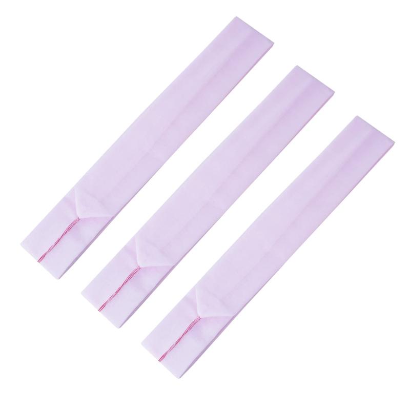 [あめてまり] 長尺 腰紐 3本セット モスリン 着付け紐 綿 白 おしゃれ 通年用 大人用 着付け小物 腰ひ..