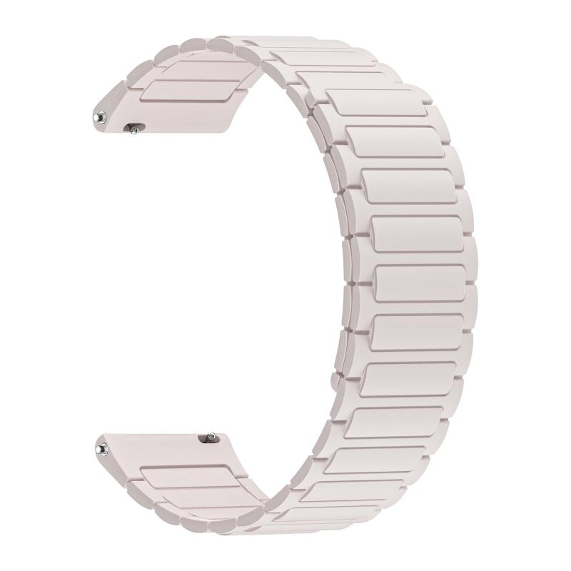  磁気 時計バンド 18mm / 20mm / 22mm 交換バンド 強力な磁気クラスプ付きシリコン 腕時計ベルト18ミリ 20ミリ 22ミリ バックル無しのシリコンストラップ 自由調整できるし男性女性兼用 交