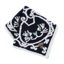 ANNA SUI (アナスイ) タオルハンカチ レディース (ネイビー/ 綿100% / 25cm) ハンカチタオル ハンドタオル 婦人 ネコ 猫 109048...