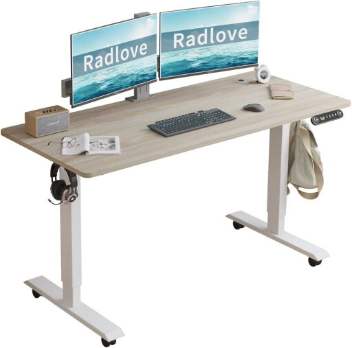 Radlove パソコンデスク 電動昇降式 デスク 電動式 パソコンデスク ゲーミングデスク 机 電動昇降式スタンディングデスク PCデスク つくえ pcデスク 高さ調節可能 メモリー機能付き 幅150CM×奥 Radlove パソコンデスク 電動昇降式 デスク 電動式 パソコンデスク ゲーミングデスク 机 電動昇降式スタンディングデスク PCデスク つくえ pcデスク 高さ調節可能 メモリー機能付き 幅150CM×奥