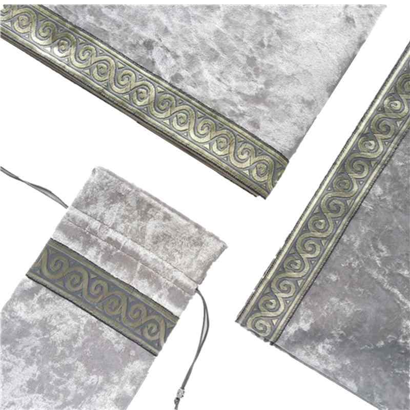 タロットクロス ベルベット タロットカード用 大判 厚手 占いマット タロットテーブルクロス 65×65cm ..