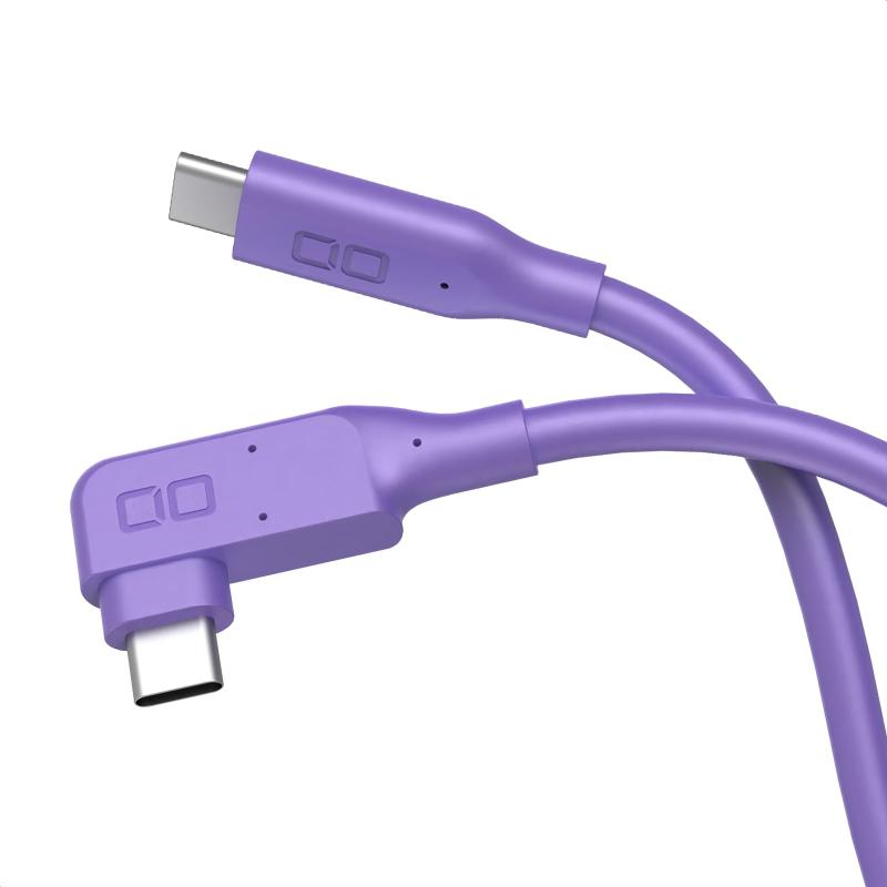 CIO シリコンケーブル Type-C ケーブル 240W 急速充電 絡まない PD USB-C 1m 高速データ転送 20Gbps 4K 映像出力 USB4.0 Gen2 PD EPR MacBook Pro iPad mini iPhone15 Ga