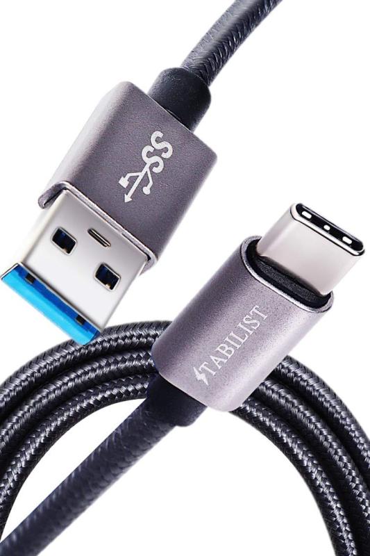 STAB ILIST USB-Type-C 充電ケーブル 1m 急速充電 USB3.0 3.1 変換 タイプc typec USB-C usbc USB-A android Xperia Galaxy iPad Pro MacBook switch 等対