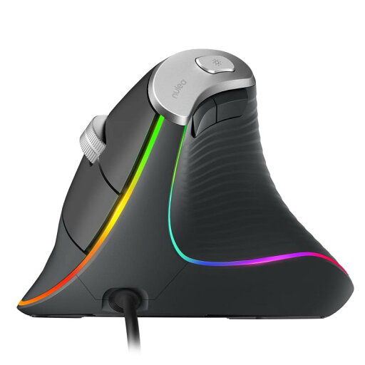 Nulea(ヌレア) 有線垂直マウス USBエルゴノミクス光学マウス 4つの調節可能なDPI付き 11種類のRGBバックライトモード ノートパソコン PC デスクトップ Macに対応 Nulea(ヌレア) 有線垂直マウス USBエルゴノミクス光学マウス 4つの調節可能なDPI付き 11種類のRGBバックライトモード ノートパソコン PC デスクトップ Macに対応