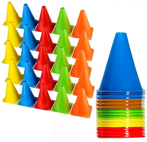 BiAnYC 18cm マーカーコーン,カラーコーン ミニ,ミニコーン,サッカー コーン,三角コーン ミニ, サッカー 野球 テニス フットサル 練習コーン,ボールスポーツ 団体競技や部活 陸上競技 運動会 ス BiAnYC 18cm マーカーコーン,カラーコーン ミニ,ミニコーン,サッカー コーン,三角コーン ミニ, サッカー 野球 テニス フットサル 練習コーン,ボールスポーツ 団体競技や部活 陸上競技 運動会 ス