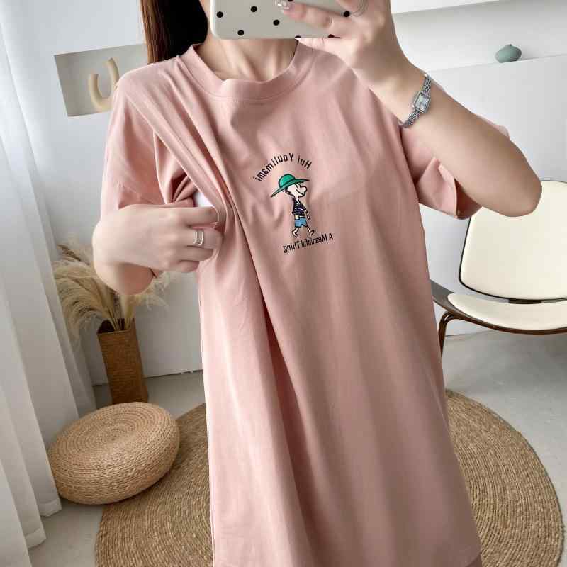 ワンピース レディース 授乳服 マタニティ 部屋着 ルームウェア 半袖 春夏 薄手 授...