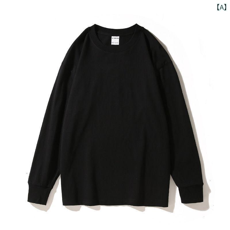 T-Shirt T-Shirt Hombres Pullover Manos largos Clooney Neck Pantalones pesados Sapatos de cuchillo Topos Acústica Vintage Interior Casual Escuela Exterior Viajes Negro Sin Tierra M L XL — vista 2