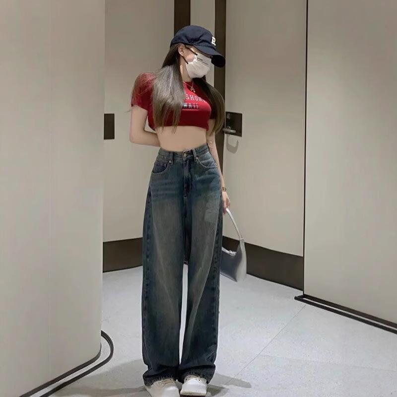 ・カテゴリ: 牛仔パンツ・主な素材: 綿50%以上70%未満・スタイル: カジュアル・パンツ丈: 長ズボン・パンツのシルエット: ストレート・厚み: 通常・カラー展開: ブルー・サイズ展開: S、M、L、XL、XXL、XXXL、4XL、5XL・加工: ダメージ加工