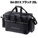 シマノ ロックショア タフタックルバッグ BA-201X 25L ブラック