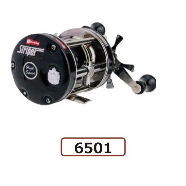 ABU　アンバサダー　6501　ストライパー　ブラック