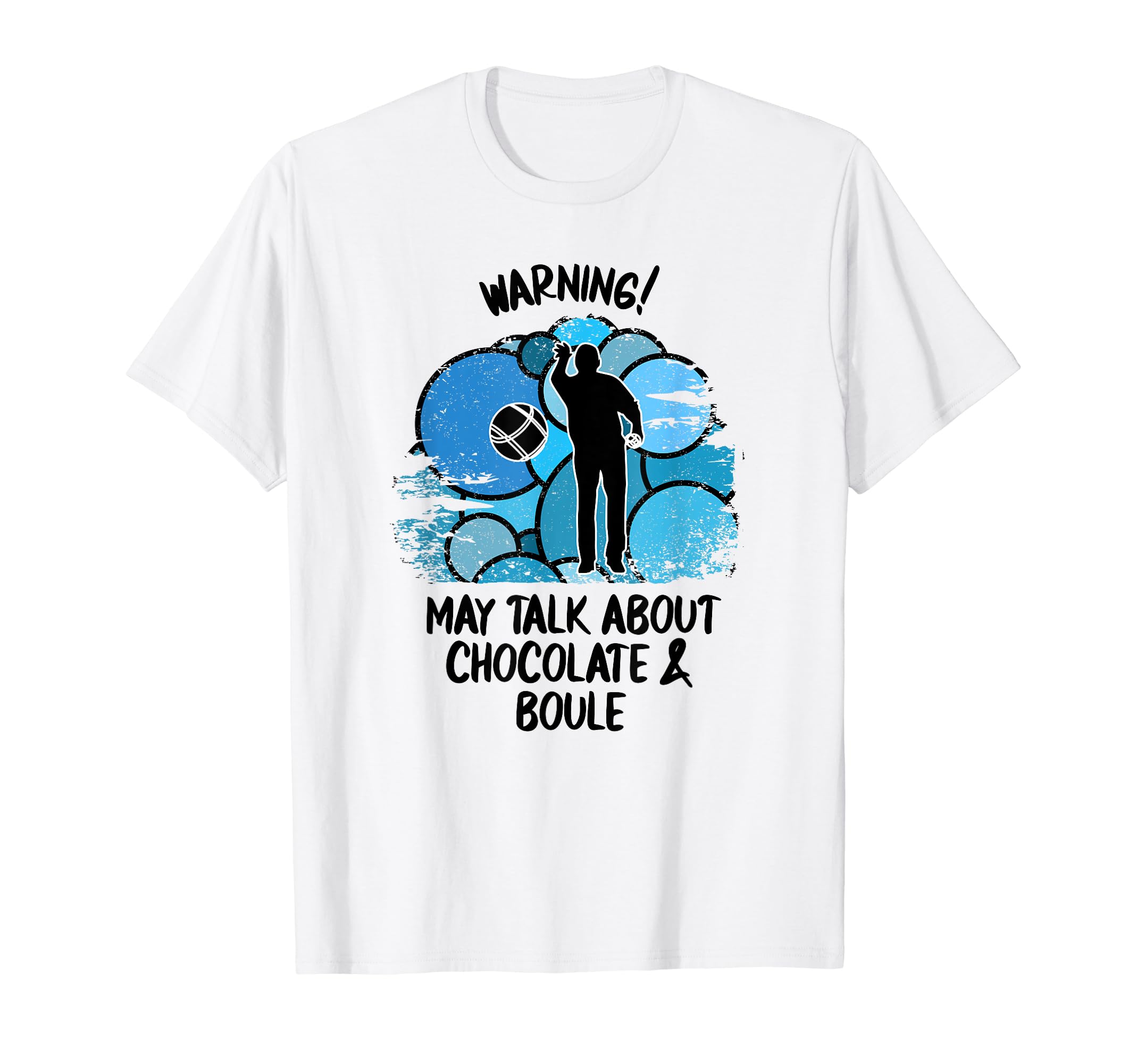 Boule Boulesports ボッチャペタンクプレーヤー ボッチャチョコレート Tシャツ