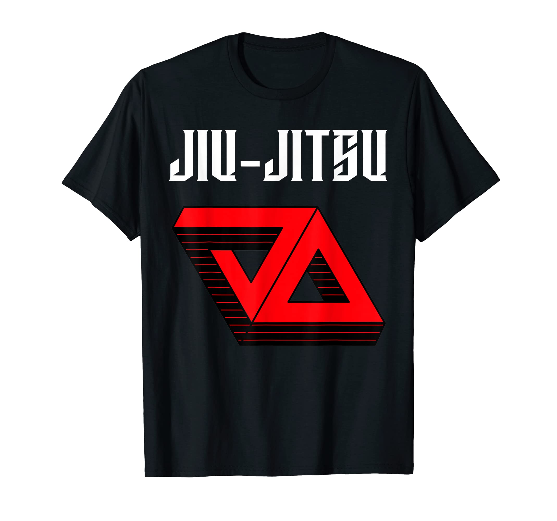 柔術ダブルグレイシー三角形 総合格闘技 BJJ ムエタイ ファイト Tシャツ