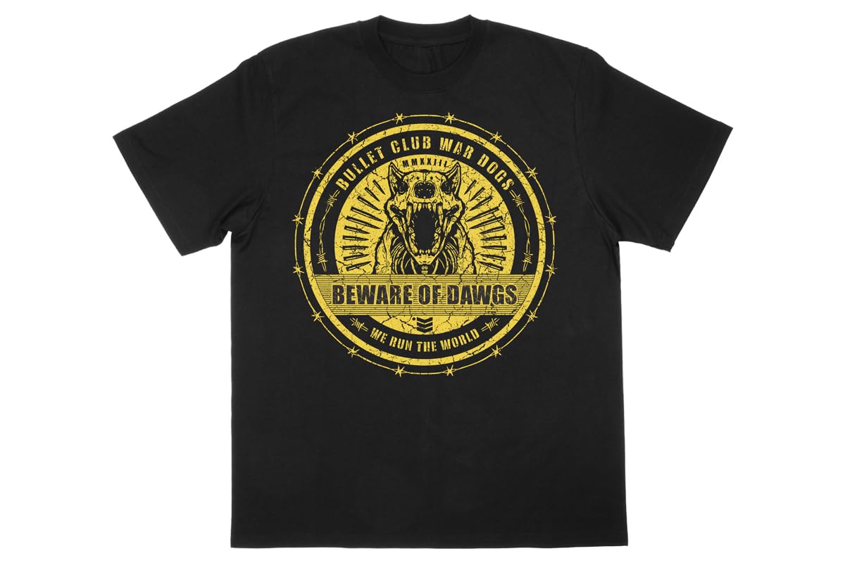 新日本プロレスリング BULLET CLUB WAR DOGS BEWARE OF DAWGS Tシャツ XXL 6759104144