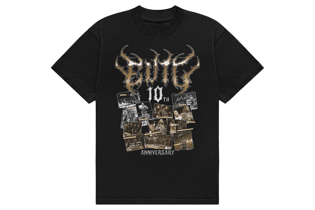 新日本プロレスリング EVIL 10TH ANNIVERSARY Tシャツ M 6821104212