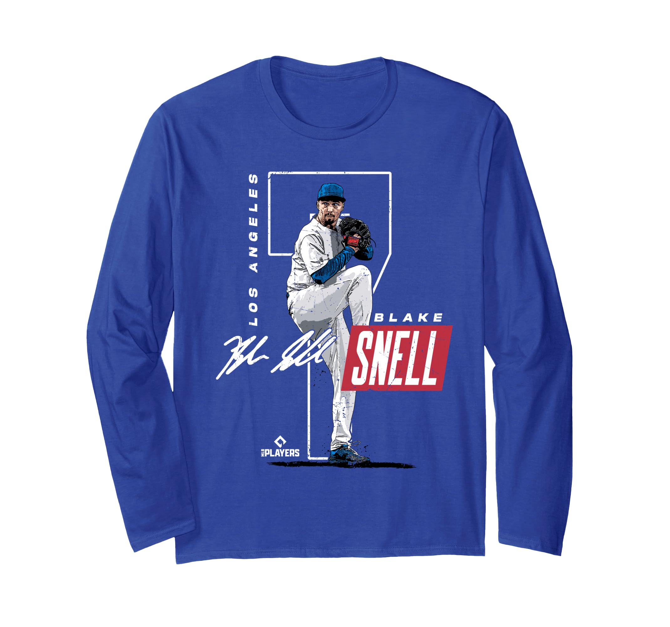 ブレイク・スネル | ロサンゼルス D MLB 野球選手 | MLBBSN202M 長袖Tシャツ