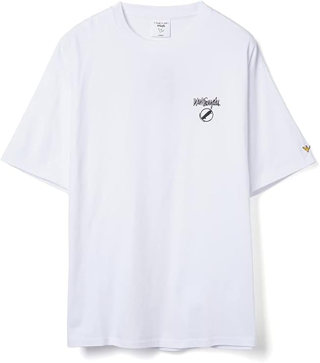 (What it isNt) ART BY MARK GONZALES Tシャツ スケボーアイコン リラックスFIT メンズ (M, ホワイト)