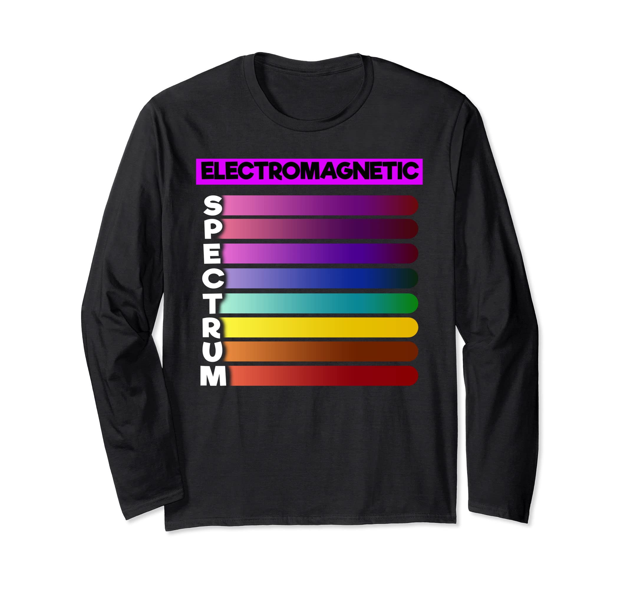 電磁スペクトラム物理学 長袖Tシャツ